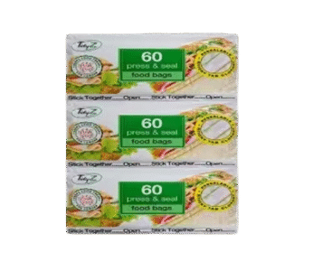 60 Food Bags Press & Seal – 24 Qty