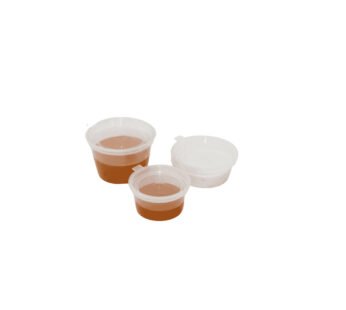 Sauce Cups with Hinged Lids