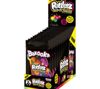 Bazooka Rattlerz Fruity Chewy Candies 120g (Pack of 3)