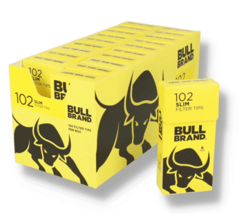 Bull Brand Slim Filter Tips – 6mm, 165 Tips per Box
