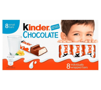 Kinder Chocolate Bars – 8 Pack