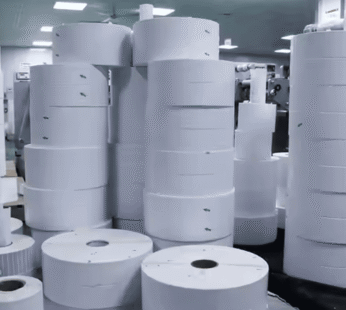 professional-quality thermal barcode labels with glassine backing